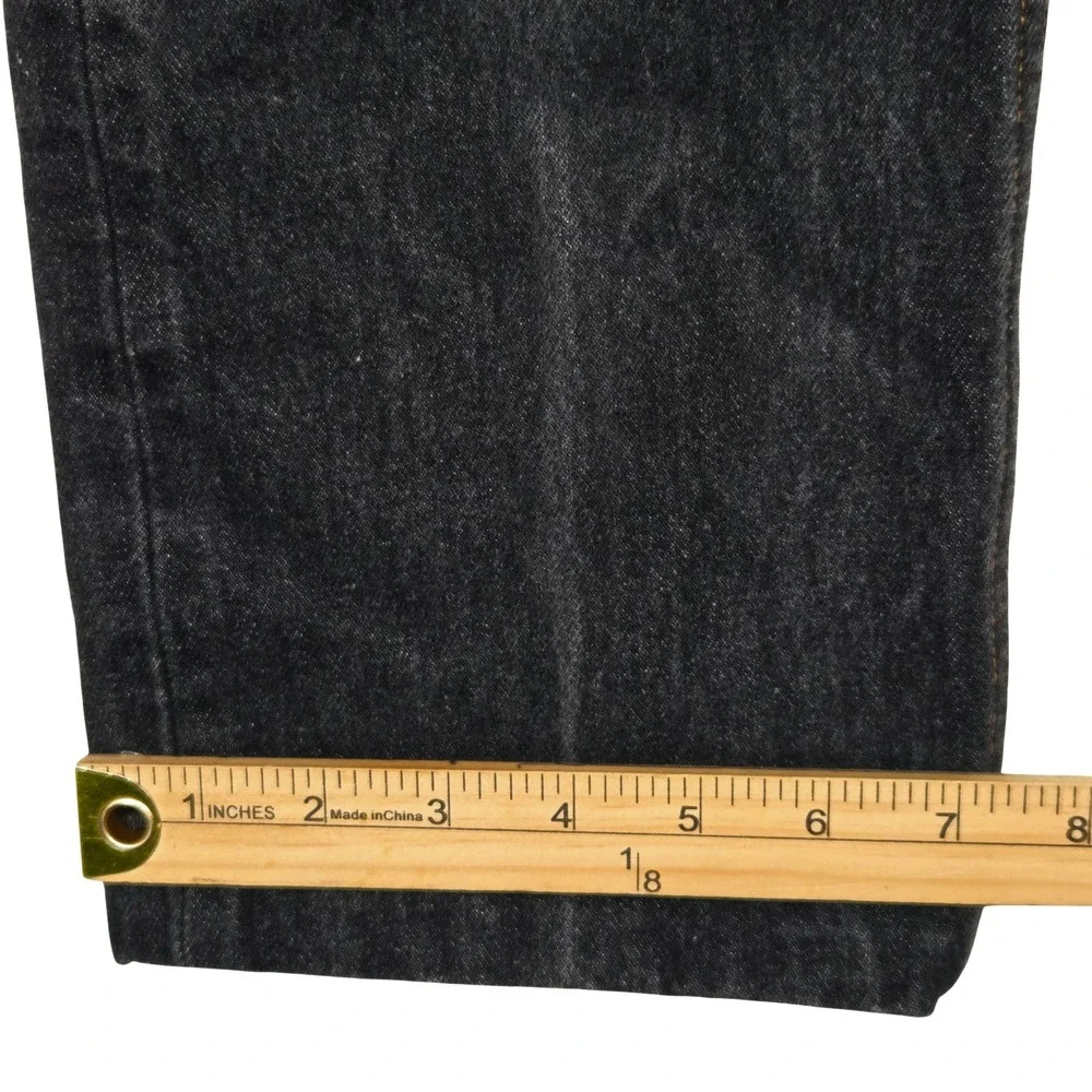Levis 501 Original Fit Jeans Mens 30x32 Fits 28×27 Black‎ Dark Wash Straight